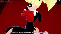 Riproduci La XXX avventura animata della calda bionda Harley Quinn