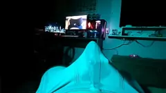 play 3 оргазм вибратора: влажная сперма через плотное нижнее белье - соло -мужчина