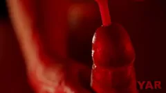 再生 官能的な愛人が尿道ファックとぶっかけ罰で支配する